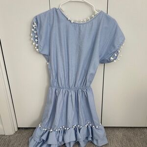 Peixoto Pom-Pom Coverup Dress XS